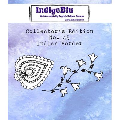 IndigoBlu Rubber Stamps - Indian Border